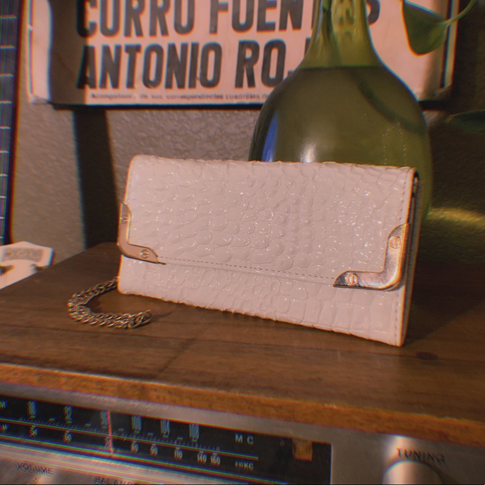 White wallet